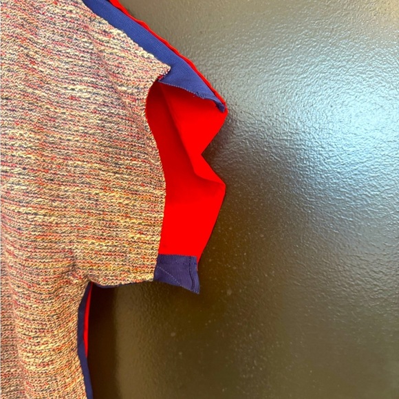 Sachin + Babi S EUC ribbon Red and Blue Blouse - Picture 5 of 16